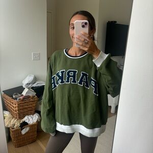 Parke Green Varsity Sweatshirt